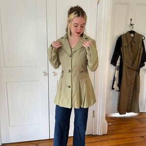 Vintage (Y2K)  Laundry by Shelli Segal lined raincoat/jacket (small)